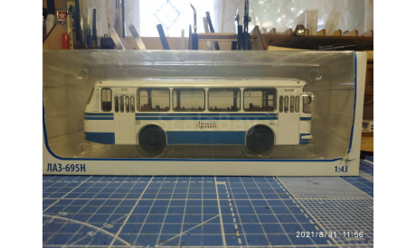 ЛАЗ-695Н ’АРТЕК’, масштабная модель, Советский Автобус, scale43