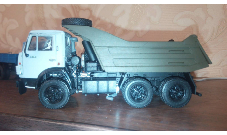 Самосвал, масштабная модель, КамАЗ, Автомобиль в деталях (by SSM), 1:43, 1/43