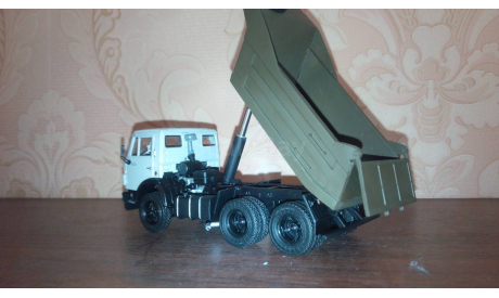Самосвал, масштабная модель, КамАЗ, Автомобиль в деталях (by SSM), 1:43, 1/43