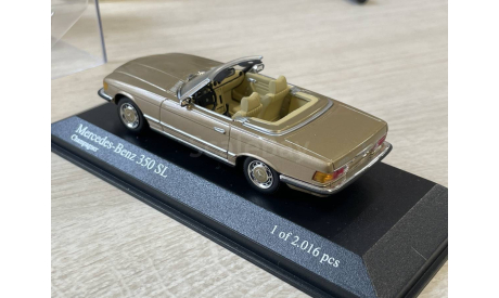 Mercedes 350SL 1972 Minichamps 1:43, масштабная модель, Mercedes-Benz, scale43