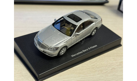 Mercedes S-класс W221 рестайлинг AutoArt 1:43, масштабная модель, Mercedes-Benz, scale43