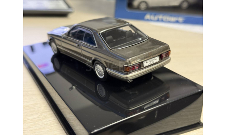 Mercedes 500SEC C126 AutoArt 1:43, масштабная модель, Mercedes-Benz, scale43