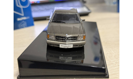 Mercedes 500SEC C126 AutoArt 1:43, масштабная модель, Mercedes-Benz, scale43