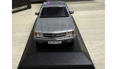 Mercedes 560 SEC C126 Minichamps 1:43, масштабная модель, Mercedes-Benz, scale43