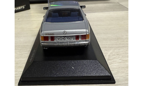 Mercedes 560 SEC C126 Minichamps 1:43, масштабная модель, Mercedes-Benz, scale43