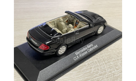 Mercedes CLK A209 Minichamps 1:43, масштабная модель, Mercedes-Benz, 1/43