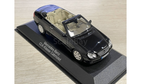 Mercedes CLK A209 Minichamps 1:43, масштабная модель, Mercedes-Benz, 1/43