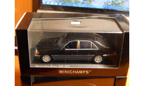 Mercedes-Benz 600SEL, W140, 1991г., Minichamps, масштабная модель, 1:43, 1/43