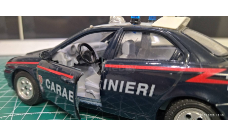 Alfa Romeo 156 1:24 Bburago Италия, масштабная модель, scale24