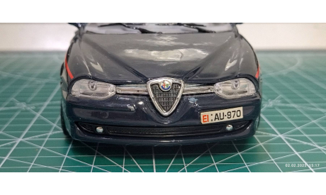 Alfa Romeo 156 1:24 Bburago Италия, масштабная модель, scale24