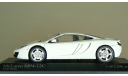 MCLAREN MP4-12C 2011 WHITE  1/43 Minichamps, масштабная модель, 1:43