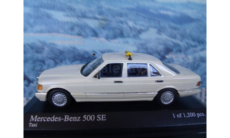 1/43 Minichamps MERCEDES BENZ 500 SE  AXI  1 of 1200, масштабная модель, Mercedes-Benz, 1:43