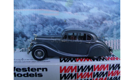 1/43  Western models (England) 1949 JAGUAR Mk V SALOON WMS 41 white metal, масштабная модель, scale43