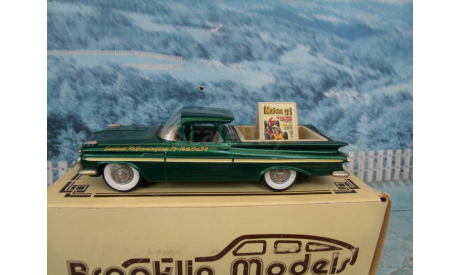 1/43   Brooklin models Chevrolet El Camino 1959 modelex 1994 BRK 46x white metal, масштабная модель, scale43