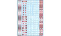 Декаль. Надписи и номера для пожарных автомобилей (Москва) (100х140) DKM0080, фототравление, декали, краски, материалы, scale43, maksiprof