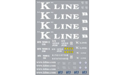 Декаль Контейнеры K-Line (100х140) DKM0092