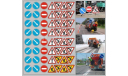 Декаль.  Дорожные знаки (100х140) DKM0182, фототравление, декали, краски, материалы, scale43, maksiprof