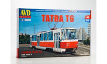 Авто в деталях. Кит Трамвай Tatra-T6. 4046AVD, сборная модель автомобиля, AVD Models, scale43