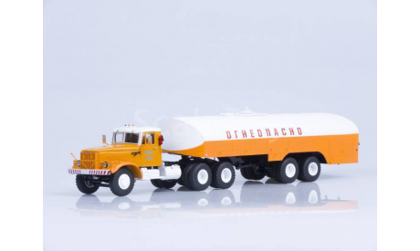 SSM. КрАЗ-258 с п/п цистерной ТЗ-22 ’Аэрофлот’, масштабная модель, 1:43, 1/43, Автоистория (АИСТ)