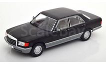 MCG. MERCEDES-BENZ 280SE S-class (W126) 1979 Black, масштабная модель, 1:18, 1/18