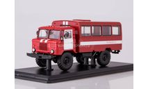 SSM. Вахтовый автобус (66), пожарная служба Газ-66, масштабная модель, scale43, Start Scale Models (SSM)
