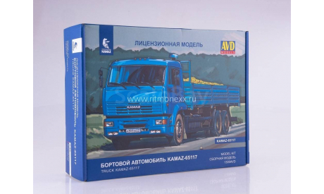 Авто в деталях. Кит КАМАЗ-65117 бортовой. SSM, сборная модель автомобиля, 1:43, 1/43, Автомобиль в деталях (by SSM)