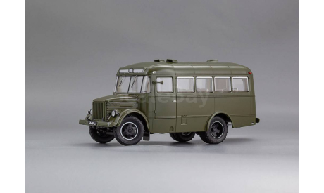 Dip Models. Автобус Курганского завода тип «651А», «Штабной» г. Калуга – 1970е гг., масштабная модель, 1:43, 1/43, ГАЗ