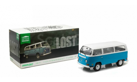 Greenlight. Volkswagen T2a Bus ’Dharma Van’ 1971 (из телесериала ’Остаться в живых’) LOST, масштабная модель, 1:43, 1/43, Greenlight Collectibles