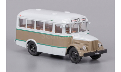 ClassicBus. КАВЗ-651 бежево-коричневый, масштабная модель, 1:43, 1/43, ПАЗ