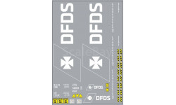 Декаль. DFDS DKM0086