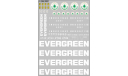 Декаль. Evergreen DKM0087, фототравление, декали, краски, материалы, scale43, maksiprof
