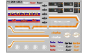 Декаль МАЗ (полосы, надписи, логотипы). DKM0393, фототравление, декали, краски, материалы, scale43, maksiprof