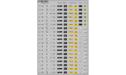 Декаль. Номерные знаки Екатеринбург и область грузовики, трактора, прицепы (100х140). DKM0427