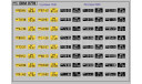 Декаль. Номерные знаки москвы 1946 года (95Х65). DKM0778, фототравление, декали, краски, материалы, scale43, maksiprof