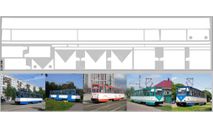 Декаль. Полосы для Трамвая КТМ-5М3 белый (100х360). DKP0180, фототравление, декали, краски, материалы, scale43, maksiprof