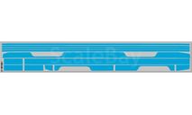 Декаль. Полосы на низ для Трамвая КТМ-5М3 голубой (100х360). DKP0183, фототравление, декали, краски, материалы, scale43, maksiprof
