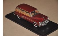 NEO.  CHEVROLET Styleline Deluxe Station Wagon 1952 Metallic Red/Wood, масштабная модель, 1:43, 1/43, Neo Scale Models