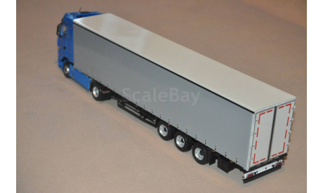 ПАО КАМАЗ. КАМАЗ-54901 с полуприцепом НЕФАЗ-93341, масштабная модель, scale43
