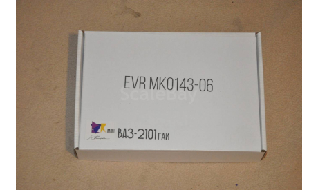 EVRmini. Сборная модель ВАЗ 2101 Милиция, масштабная модель, scale43