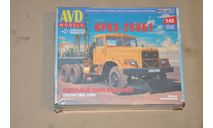 Авто в деталях. Кит КРАЗ-258Б1. SSM AVD 1677AVD, сборная модель автомобиля, 1:43, 1/43, AVD Models