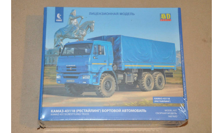 Авто в деталях. Кит Камаз-43118 (рестайлинг). SSM AVD 1687AVD, сборная модель автомобиля, scale43, AVD Models