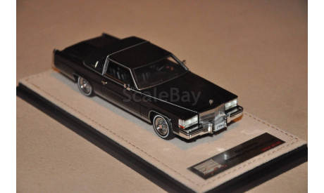 GLM STAMP MODELS. CADILLAC Fleetwood Brougham Coupe 1984 Black, масштабная модель, scale43