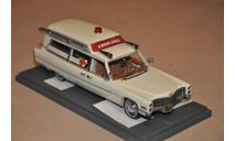 NEO. Кадиллак Скорая помощь Cadillac S&S Ambulance White 1966 NEO43895, масштабная модель, 1:43, 1/43, Neo Scale Models