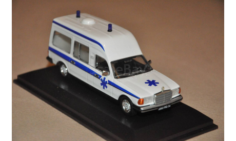 NOREV. Mercedes-Benz W123 300D Binz Ambulance, 2003, масштабная модель, scale43