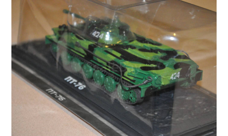 Наши Танки. №9 ПТ-76, журнальная серия масштабных моделей, scale43