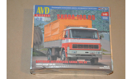 Авто в деталях. Кит SKODA 100.05. SSM AVD 1666AVD, сборная модель автомобиля, scale43, AVD Models, Škoda