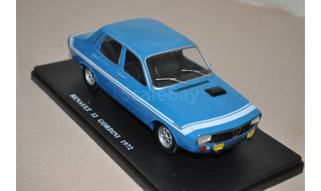 Hachette. Renault 12 Gordini -1972-, журнальная серия масштабных моделей, 1:24, 1/24