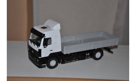 АИСТ. МАЗ-5340 бортовой с тентом (белый/синий тент), масштабная модель, scale43, Автоистория (АИСТ)