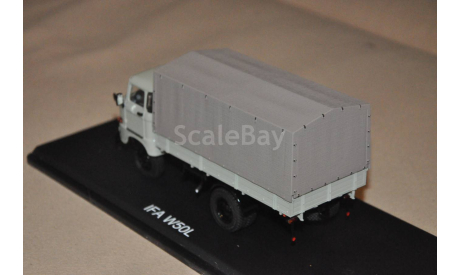 SSM. IFA W50L бортовой с тентом (серый), масштабная модель, 1:43, 1/43, Start Scale Models (SSM)