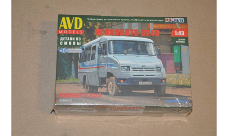 Авто в деталях. Кит Псковавто-3243. 4089AVD, сборная модель автомобиля, 1:43, 1/43, AVD Models